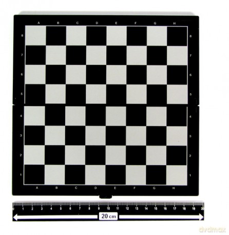 Szachy magnetyczne srebrno-złote 20 cm (1776-A) [GRA PLANSZOWA]