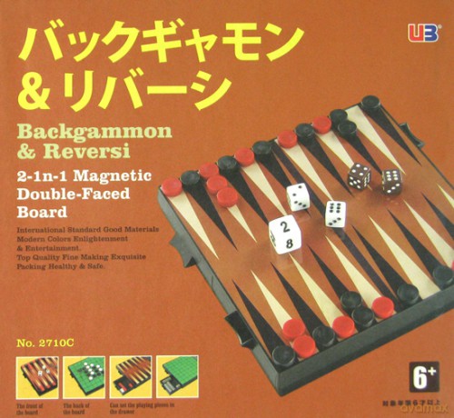 Zestaw Backgammon/Othello magn. 16,5 cm (2710C) [GRA PLANSZOWA]