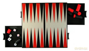 Zestaw Backgammon/Szachy magn. 16,5 cm (2726C) [GRA PLANSZOWA]