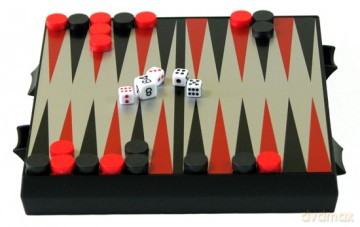 Zestaw Backgammon/Szachy magn. 16,5 cm (2726C) [GRA PLANSZOWA]