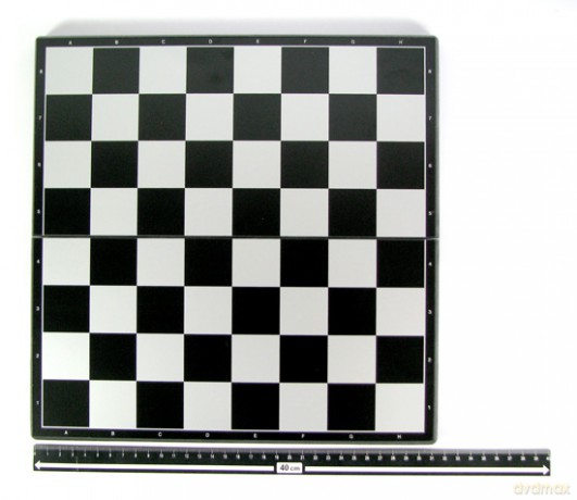 Zestaw gier magn. 2 w 1 srebrno-złoty 31 cm (4854-A) [GRA PLANSZOWA]