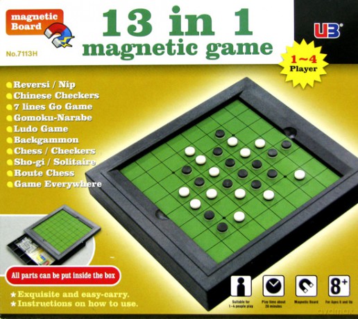 Zestaw gier magnetycznych 13 w 1 (7113H) [GRA PLANSZOWA]
