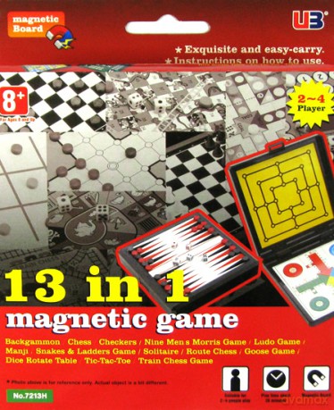 Zestaw gier magnetycznych 13 w 1 (7213H) [GRA PLANSZOWA]