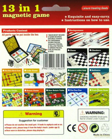 Zestaw gier magnetycznych 13 w 1 (7213H) [GRA PLANSZOWA]