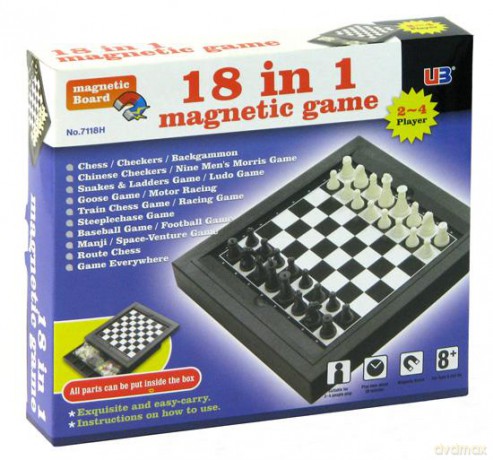 Zestaw gier magnetycznych 18 w 1 (7118H) [GRA PLANSZOWA]