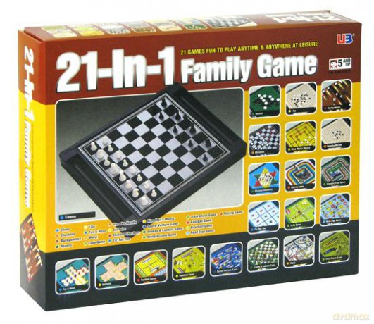Zestaw gier magnetycznych 21 w 1 (7021H) [GRA PLANSZOWA]