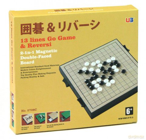 Zestaw GO 13-liniowe/Othello/Gomoku magn. 16,5 cm (2708C) [GRA PLANSZOWA]