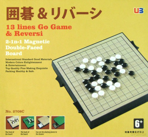 Zestaw GO 13-liniowe/Othello/Gomoku magn. 16,5 cm (2708C) [GRA PLANSZOWA]