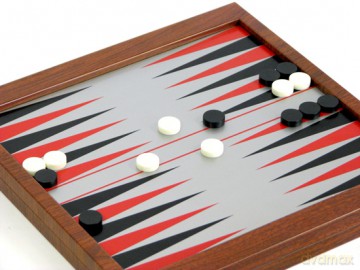 Zestaw Szachy/Backgammon/Warcaby 25,5 cm (6102) [GRA PLANSZOWA]