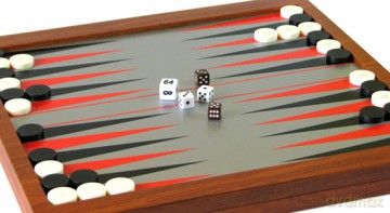 Zestaw Szachy/Backgammon/Warcaby 37,5 cm (6302) [GRA PLANSZOWA]