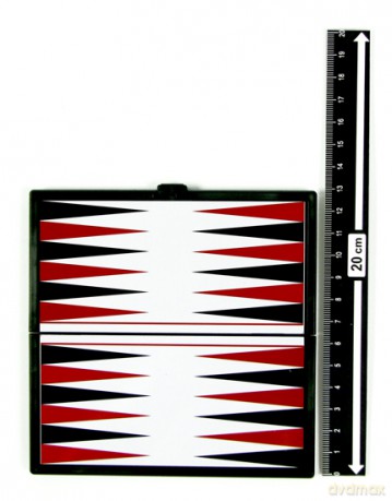 Zestaw Szachy/Warcaby magn. srebrno-złoty 39 cm (NA2908) [GRA PLANSZOWA]