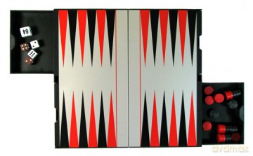 Zestaw Szachy/Warcaby/Backgammon magn. 25x23 cm (3704C) [GRA PLANSZOWA]