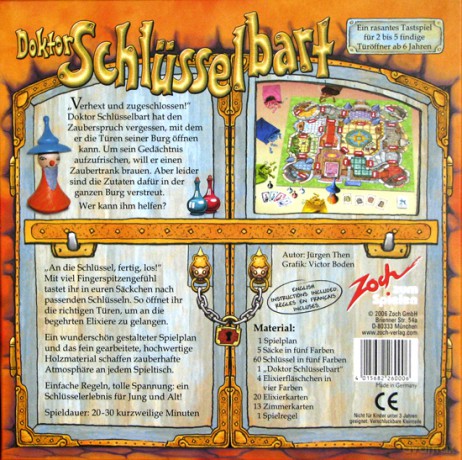 Doktor Klucznik (Doktor Schlüsselbart) [GRA PLANSZOWA]