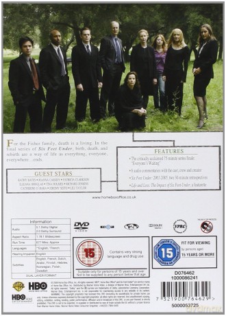 Six feet under series 1-5 (Sześć stóp pod ziemią) [BOX] [24DVD]