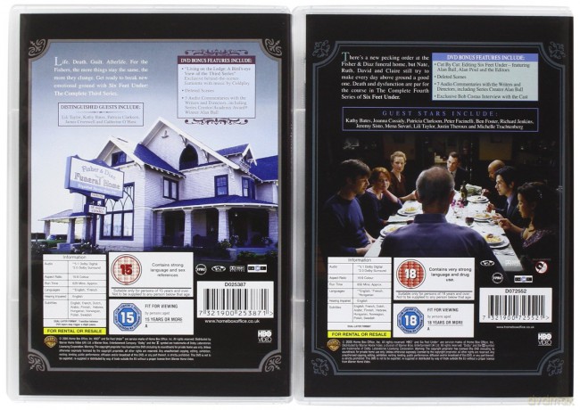 Six feet under series 1-5 (Sześć stóp pod ziemią) [BOX] [24DVD]