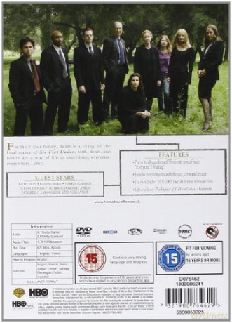 Six feet under series 1-5 (Sześć stóp pod ziemią) [BOX] [24DVD]