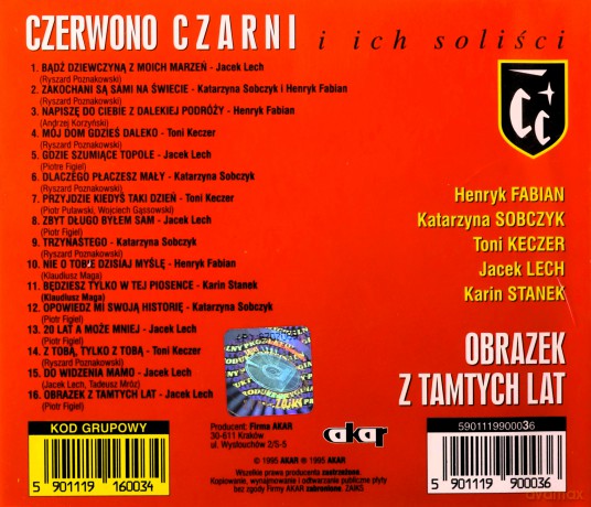 Czerwono Czarni: Płyta Autorska Janusza Kondratowicza [CD]