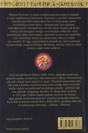 Władca Pierścieni Tom 1: Drużyna Pierścienia (twarda) - J.R.R. Tolkien [KSIĄŻKA]