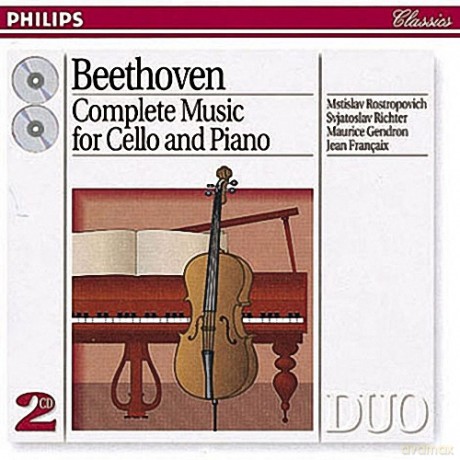 Duo Rostropovich, Richter: Beethoven Complete Music For Cello&Piano [2CD]