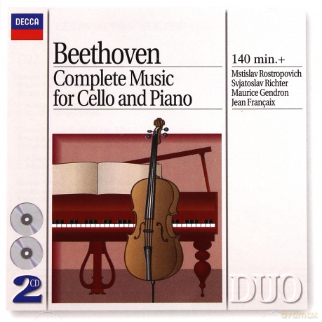 Duo Rostropovich, Richter: Beethoven Complete Music For Cello&Piano [2CD]