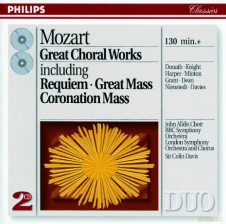 Duo Sir Collin Davis: Mozart-Great Choral Works [2CD]