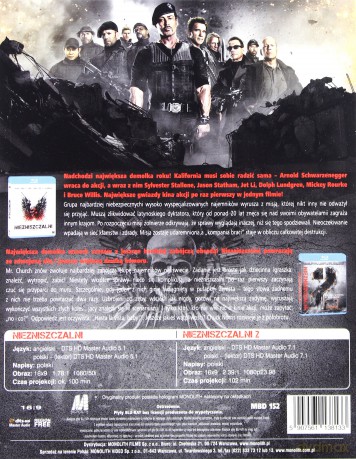 Niezniszczalni (The Expendables) 1 i 2 [2Blu-Ray]