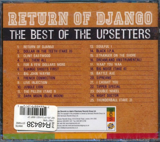 The Upsetters: Return Of Django - The Best Of [CD]