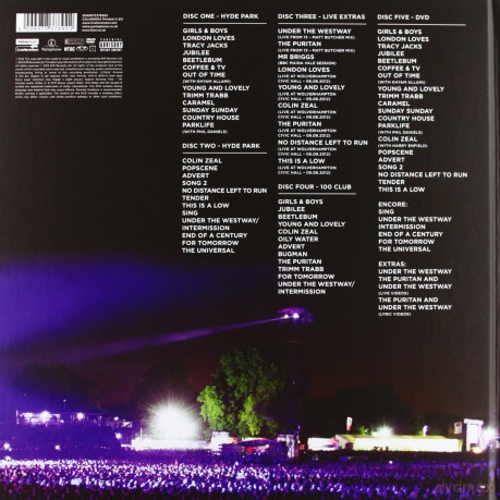Blur: Parklive (Casebound Book) - Limited [4CD]+[DVD]