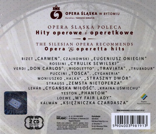 Chór I Orkiestra Opery Ślaskiej: Hity Operowe I Operetkowe [2CD]