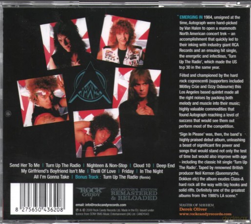 Autograph: Sign In Please [CD]