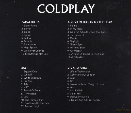 Coldplay: Catalogue Set [4CD]
