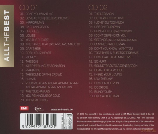 Human League: All The Best [2CD]