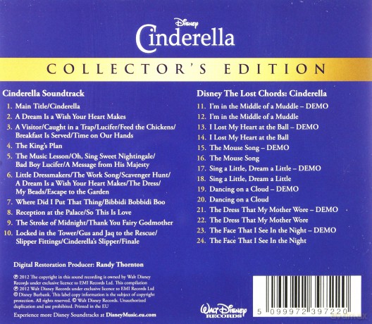 Cinderella - Collector's Edition soundtrack (Kopciuszek) [CD]