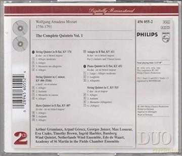 Duo: Mozart:The Complete Quintets [2CD]