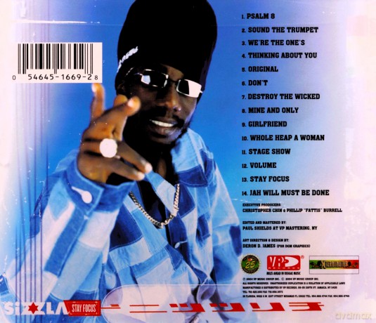 Sizzla: Stay Focus [CD]