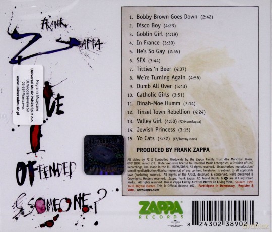 Frank Zappa: Have I Offended Someone [CD]