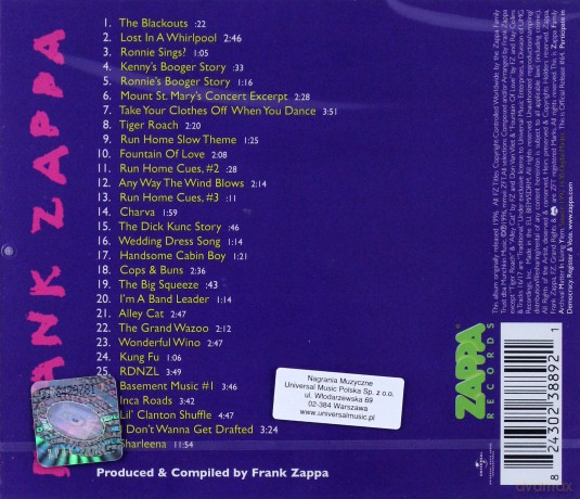 Frank Zappa: The Lost Episodes [CD]
