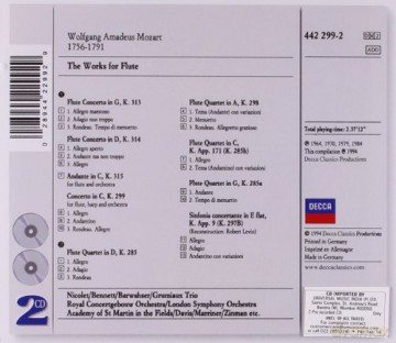 Duo: Mozart-The Works For Flute [2CD]