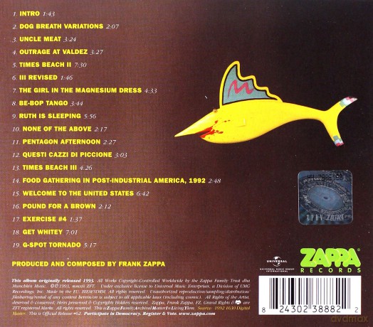 Frank Zappa: The Yellow Shark (digipack) [CD]