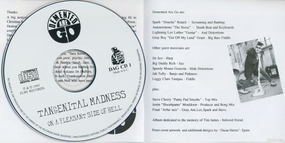 Demented Are Go: Tangenital Madness [CD]
