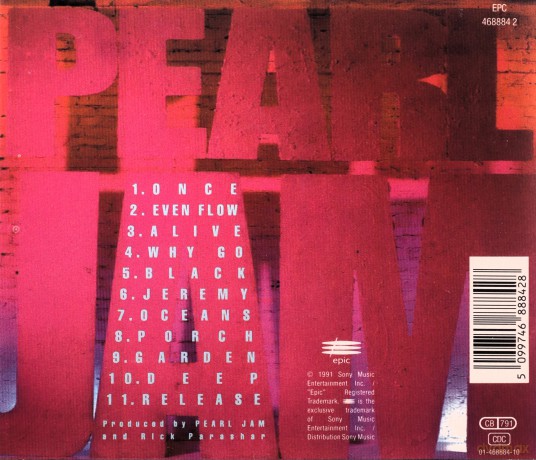 Pearl Jam: Ten [CD]