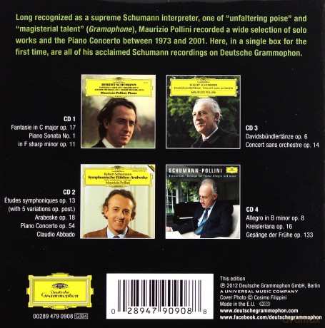 Maurizio Pollini: Schumann Complete Recordings [4CD]