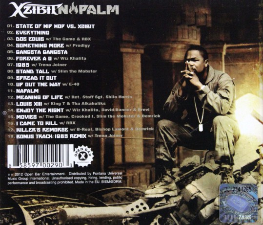 Xzibit: Napalm [CD]