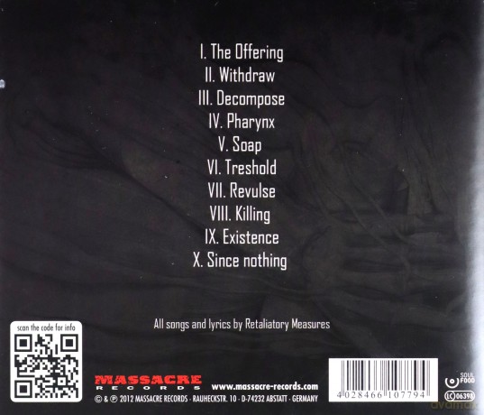 Retaliatory Measures: Withdrawal Syndromes [CD]