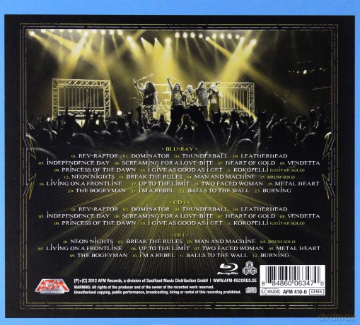 U.D.O.: Live In Sofia [BOX] [Blu-Ray]+[2CD]