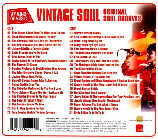 Vintage Soul Original Soul Grooves [2CD]