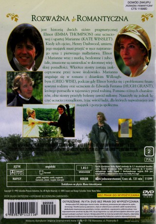 Rozważna i romantyczna [DVD] (Jane Austen)