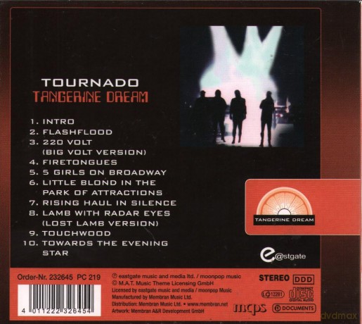 Tangerine Dream: Tournado [CD]