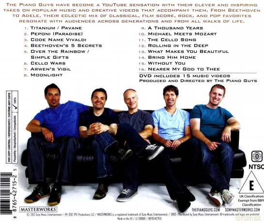 The Piano Guys: The Piano Guys International  [CD]+[DVD]
