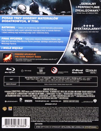 Mroczny Rycerz Powstaje edycja specjalna (steelbook) [2xBlu-Ray]